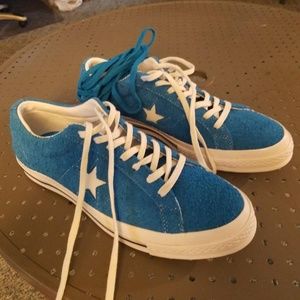 Converse 10.5 Blue suede